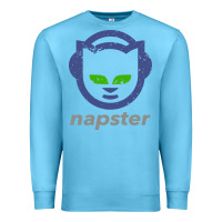Ocean Blue napster Premium Sweatshirt - linhVisuals