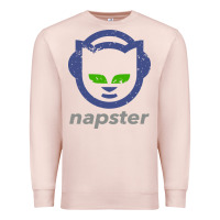 Pale Pink napster Premium Sweatshirt - linhVisuals
