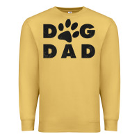 Antique Gold dog dad classic design paw gift t shirt Premium Sweatshirt - linhVisuals