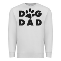 Dove Grey dog dad classic design paw gift t shirt Premium Sweatshirt - linhVisuals