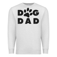 Oatmeal Heather dog dad classic design paw gift t shirt Premium Sweatshirt - linhVisuals