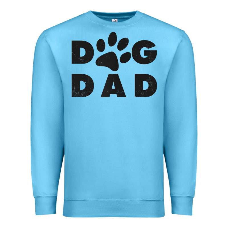 Dog Dad Classic Design Paw Gift T Shirt Premium Sweatshirt by linhVisuals | Teevron