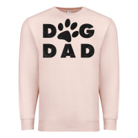 Pale Pink dog dad classic design paw gift t shirt Premium Sweatshirt - linhVisuals