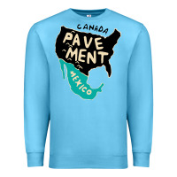 Ocean Blue pavement area Premium Sweatshirt - linhVisuals