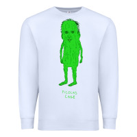 White picolas cage Premium Sweatshirt - linhVisuals
