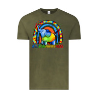 Vintage Olive Autism Awareness Autism elephant Vintage Tee - FaDigitalArtStudio