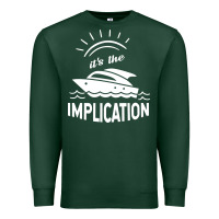 Sports Green the implication its always sunny in philadelphia Premium Sweatshirt - linhVisuals
