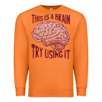 Carrot Brain Premium Sweatshirt - linhVisuals
