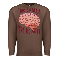 Chestnut Brain Premium Sweatshirt - linhVisuals