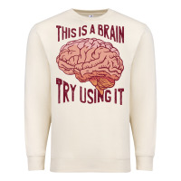 Sandshell Brain Premium Sweatshirt - linhVisuals