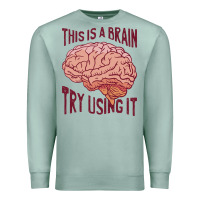 Seafoam Brain Premium Sweatshirt - linhVisuals