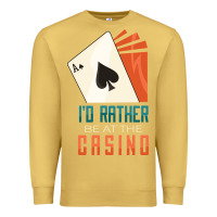 Antique Gold Casino Premium Sweatshirt - linhVisuals
