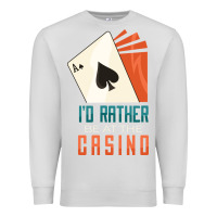 Dove Grey Casino Premium Sweatshirt - linhVisuals