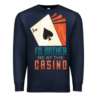 Navy Casino Premium Sweatshirt - linhVisuals