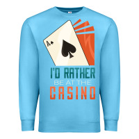 Ocean Blue Casino Premium Sweatshirt - linhVisuals
