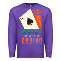 Purple Casino Premium Sweatshirt - linhVisuals