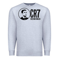 Heather Grey cristian #ronaldo Premium Sweatshirt - linhVisuals