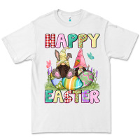 White Happy Easter gnomies Easter Day Premium Tee - CowGirlArtShop