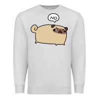Dove Grey no pug Premium Sweatshirt - linhVisuals