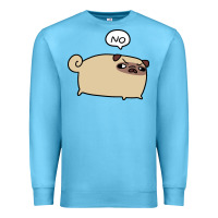 Ocean Blue no pug Premium Sweatshirt - linhVisuals