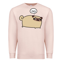 Pale Pink no pug Premium Sweatshirt - linhVisuals