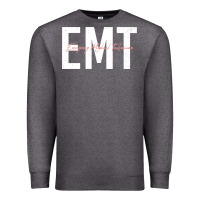 Charcoal Heather emt emergency medical technician ems first responder medic sweatshirt Premium Sweatshirt - linhVisuals