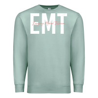 Seafoam emt emergency medical technician ems first responder medic sweatshirt Premium Sweatshirt - linhVisuals