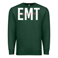 Sports Green emt emergency medical technician ems first responder medic sweatshirt Premium Sweatshirt - linhVisuals
