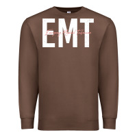 Chestnut emt emergency medical technician ems first responder medic sweatshirt Premium Sweatshirt - linhVisuals