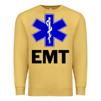 Antique Gold emt ems paramedic star of life caduceus t shirt Premium Sweatshirt - linhVisuals