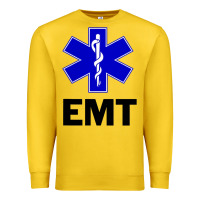 Lemon emt ems paramedic star of life caduceus t shirt Premium Sweatshirt - linhVisuals