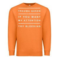 Carrot emt hoodie funny trauma queen attention bleeding fun gift Premium Sweatshirt - linhVisuals