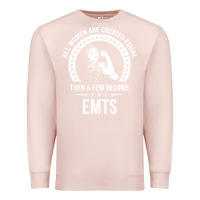 Pale Pink emt shirts for women  emt pullover hoodie Premium Sweatshirt - linhVisuals