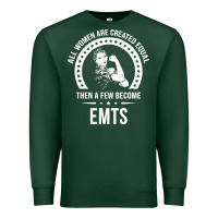 Sports Green emt shirts for women  emt pullover hoodie Premium Sweatshirt - linhVisuals