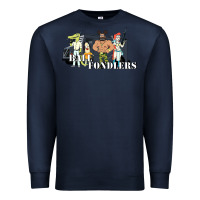 Navy ball fondlers Premium Sweatshirt - linhVisuals