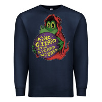 Navy king gizzard & the lizard wizard Premium Sweatshirt - linhVisuals