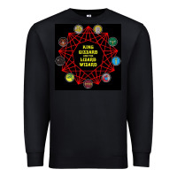 Black king gizzard & the lizard wizard Premium Sweatshirt - linhVisuals
