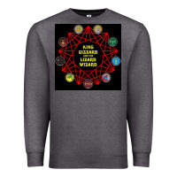 Charcoal Heather king gizzard & the lizard wizard Premium Sweatshirt - linhVisuals