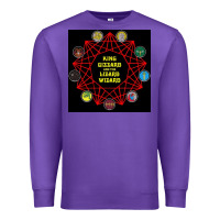 Purple king gizzard & the lizard wizard Premium Sweatshirt - linhVisuals