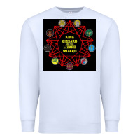 White king gizzard & the lizard wizard Premium Sweatshirt - linhVisuals