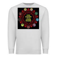 Dove Grey king gizzard & the lizard wizard Premium Sweatshirt - linhVisuals