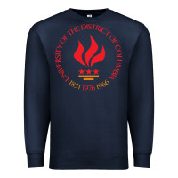 Navy university of the district of columbia Premium Sweatshirt - linhVisuals