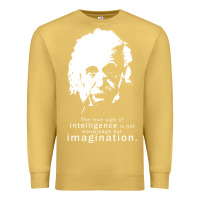 Antique Gold albert einstein quote1 Premium Sweatshirt - linhVisuals