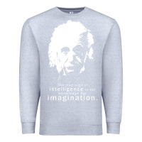 Heather Grey albert einstein quote1 Premium Sweatshirt - linhVisuals