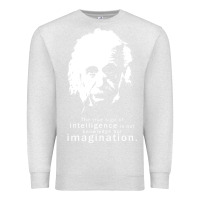 Oatmeal Heather albert einstein quote1 Premium Sweatshirt - linhVisuals