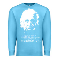 Ocean Blue albert einstein quote1 Premium Sweatshirt - linhVisuals