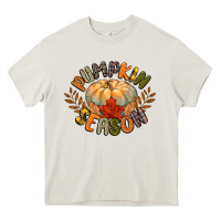 Cream pumpkin season Heavy Core Tee - CowGirlArtShop