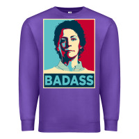 Purple carol peletier badass the walking dead Premium Sweatshirt - linhVisuals