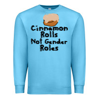 Ocean Blue cinnamon rolls not gender roles Premium Sweatshirt - linhVisuals