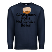 Navy cinnamon rolls not gender roles Premium Sweatshirt - linhVisuals